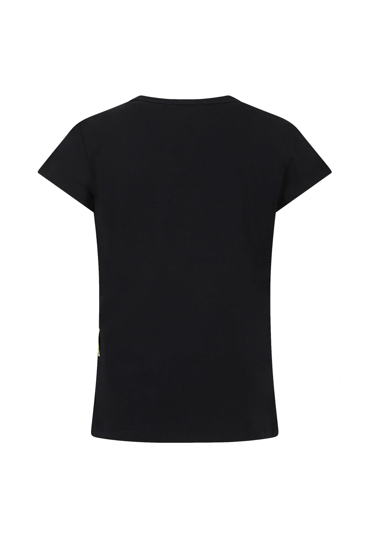 T-shirt bambina Barrow nera in jersey di cotone | ViaMonte Shop