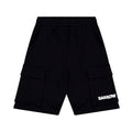 Bermuda bambino Barrow nero in cotone | ViaMonte Shop