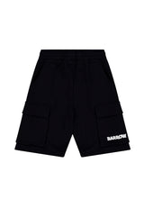 Bermuda bambino Barrow nero in cotone | ViaMonte Shop