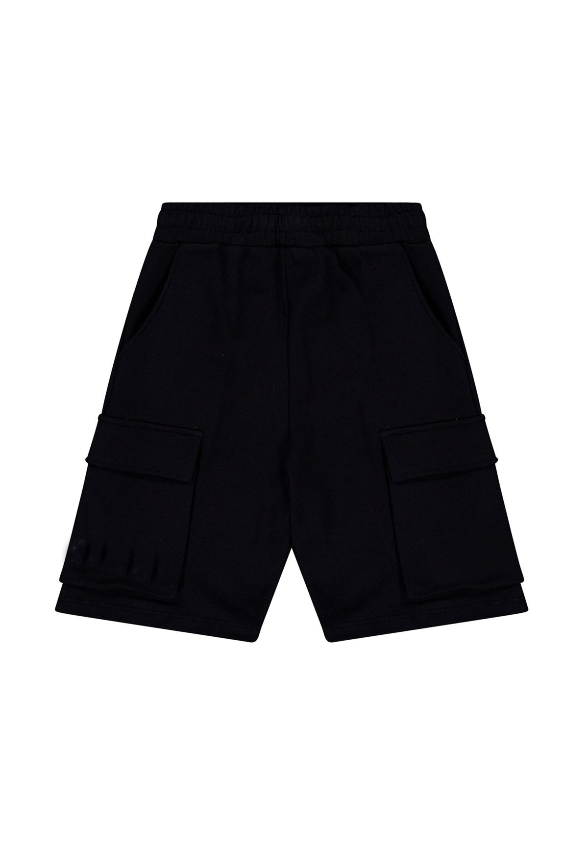 Bermuda bambino Barrow nero in cotone | ViaMonte Shop