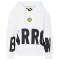 Felpa bambino Barrow bianca in cotone | ViaMonte Shop