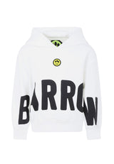 Felpa bambino Barrow bianca in cotone | ViaMonte Shop