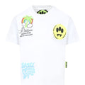 T-shirt bambino Barrow bianca in jersey di cotone | ViaMonte Shop