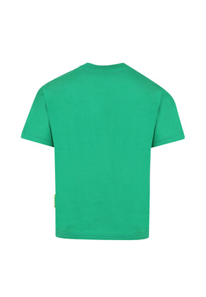T-shirt bambino Barrow veerde in jersey di cotone | ViaMonte Shop