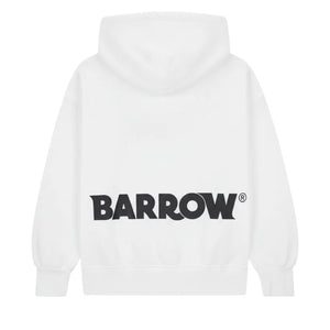 Felpa bambino Barrow kids bianca in cotone | ViaMonte Shop