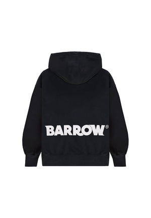 Felpa bambino Barrow kids nera in cotone | ViaMonte Shop