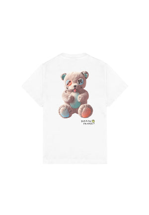 T-shirt bambino Barrow kids bianca in jersey di cotone | ViaMonte Shop