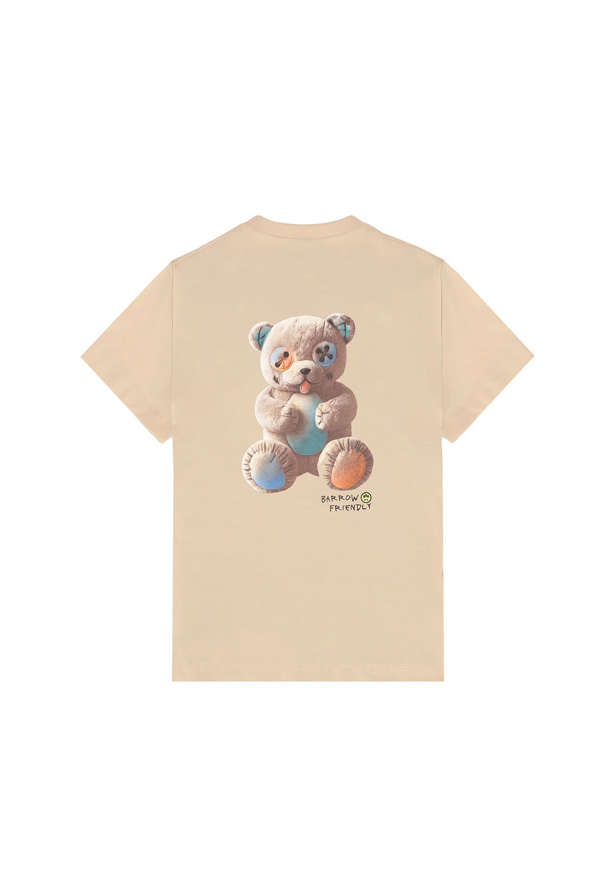 T-shirt bambino Barrow kids beige in jersey di cotone | ViaMonte Shop
