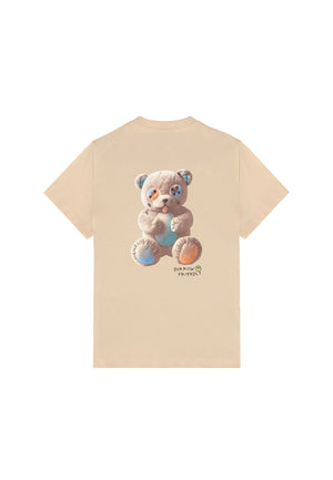 T-shirt bambino Barrow kids beige in jersey di cotone | ViaMonte Shop