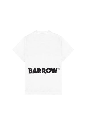 T-shirt bambino Barrow kids bianca in jersey di cotone | ViaMonte Shop