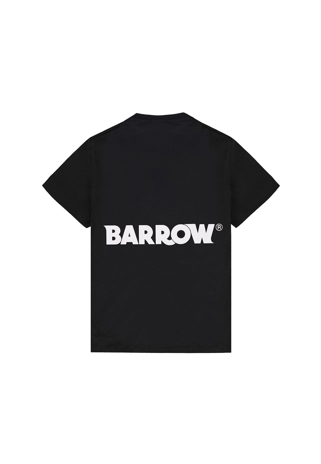 T-shirt bambino Barrow kids nera in jersey di cotone | ViaMonte Shop
