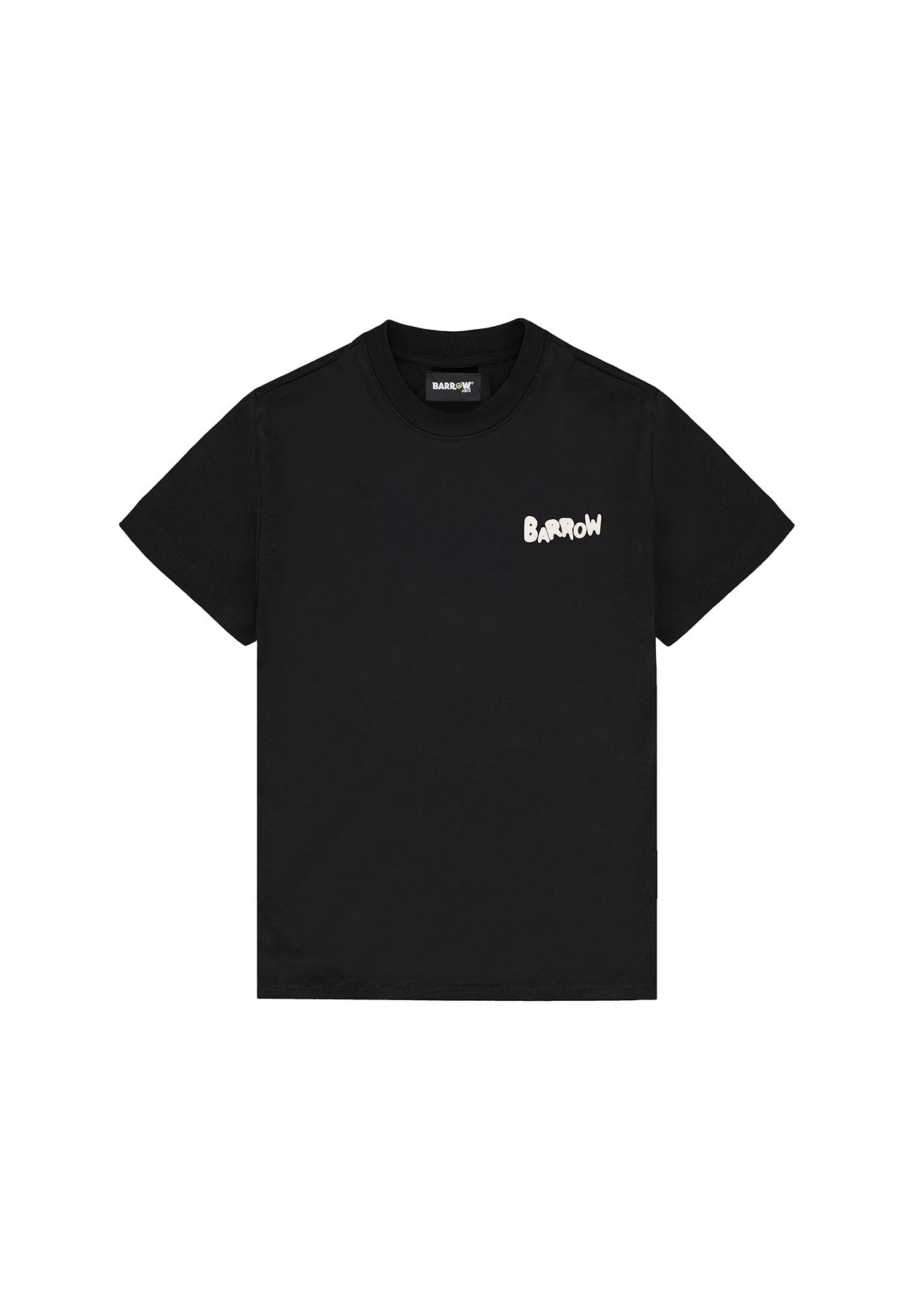 T-shirt bambino Barrow kids nera in jersey di cotone | ViaMonte Shop