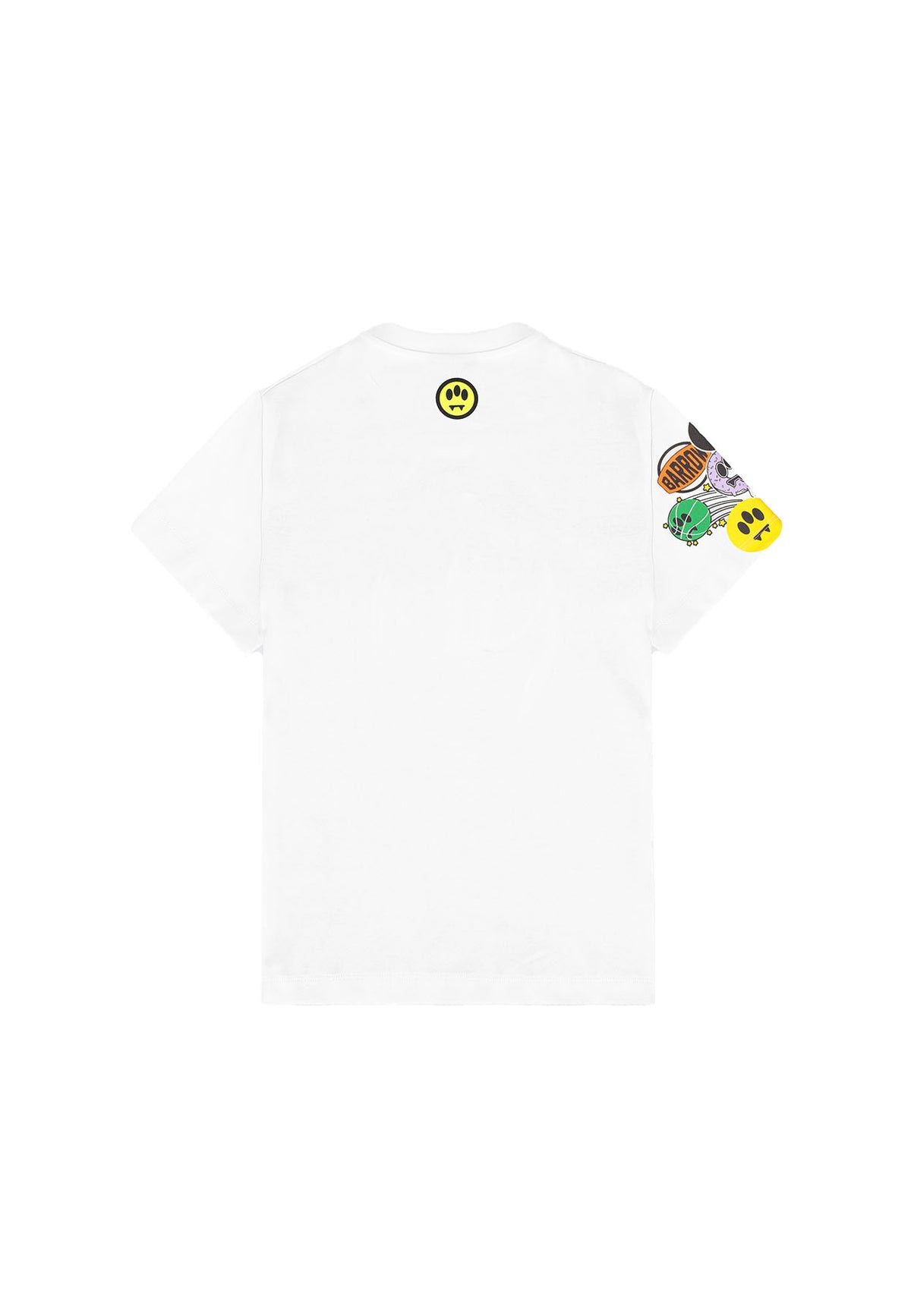 T-shirt bambino Barrow kids bianca in jersey di cotone | ViaMonte Shop