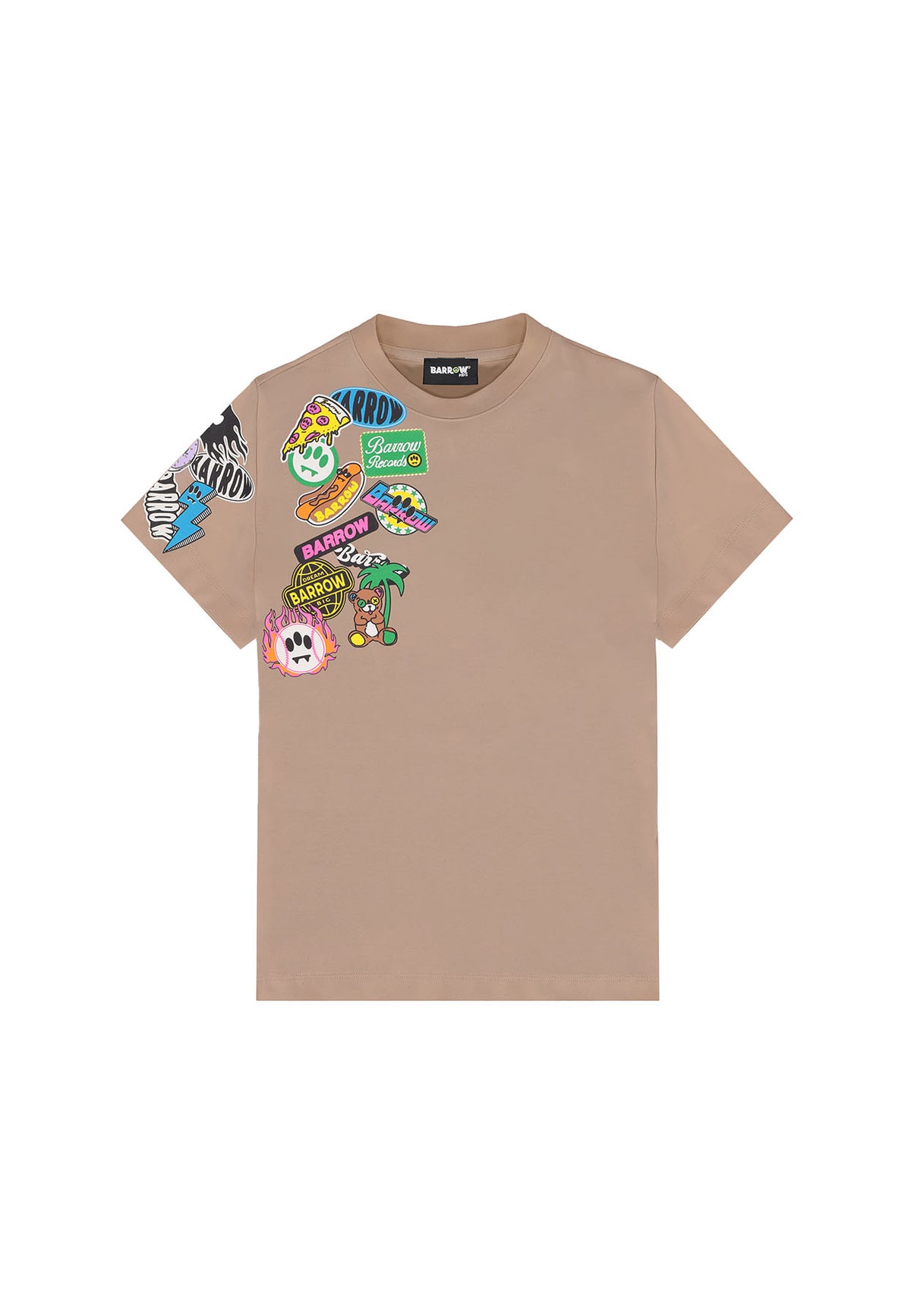 T-shirt bambino Barrow kids fango in jersey di cotone | ViaMonte Shop