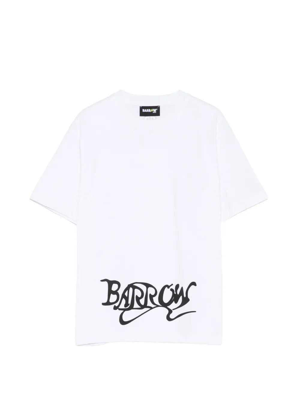 T-shirt bambino Barrow bianca in jersey di cotone | ViaMonte Shop