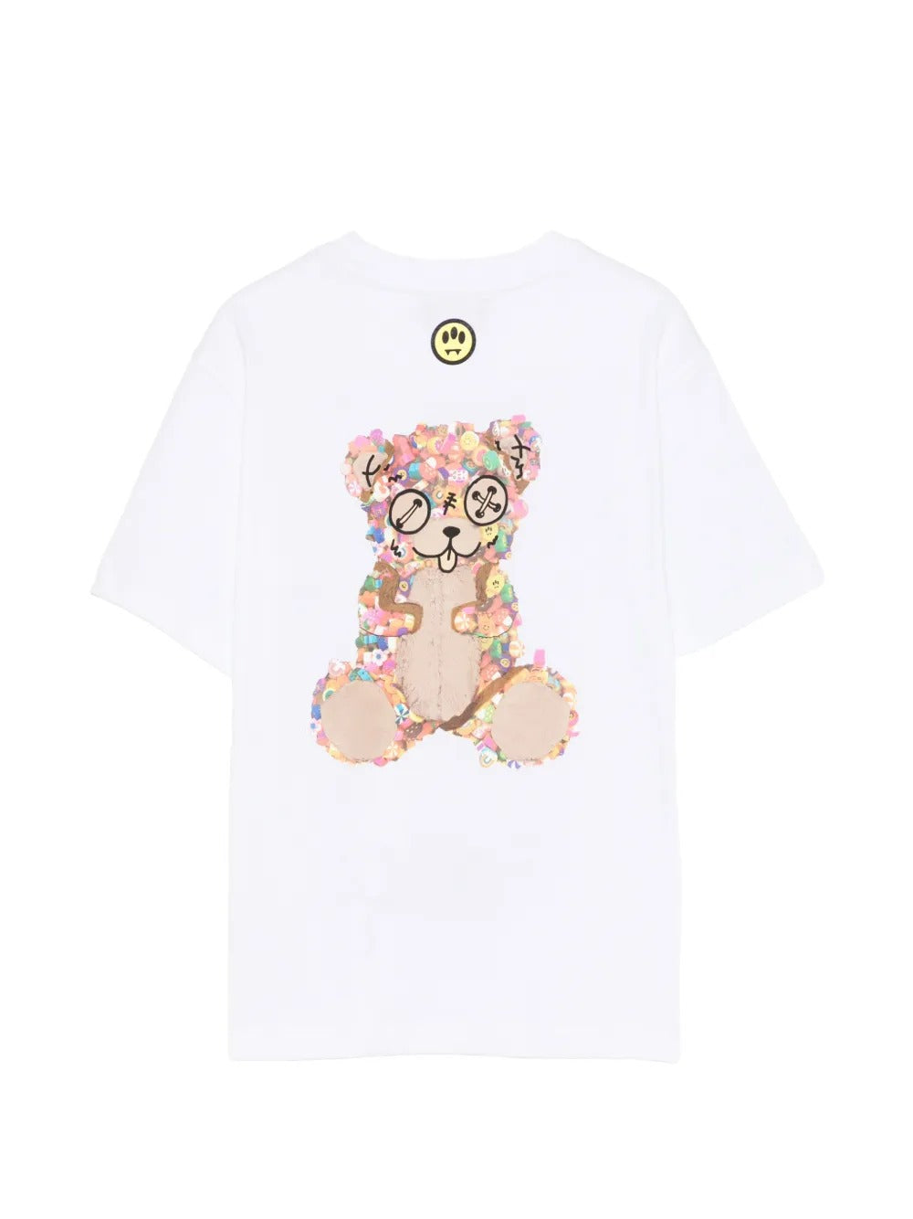T-shirt bambino Barrow bianca in jersey di cotone | ViaMonte Shop