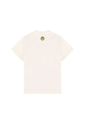 T-shirt bambino Barrow kids crema in jersey di cotone | ViaMonte Shop