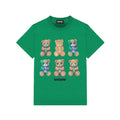 T-shirt bambino Barrow kids verde in jersey di cotone | ViaMonte Shop