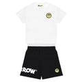 Completo neonato Barrow kids bianco/nero in cotone | ViaMonte Shop