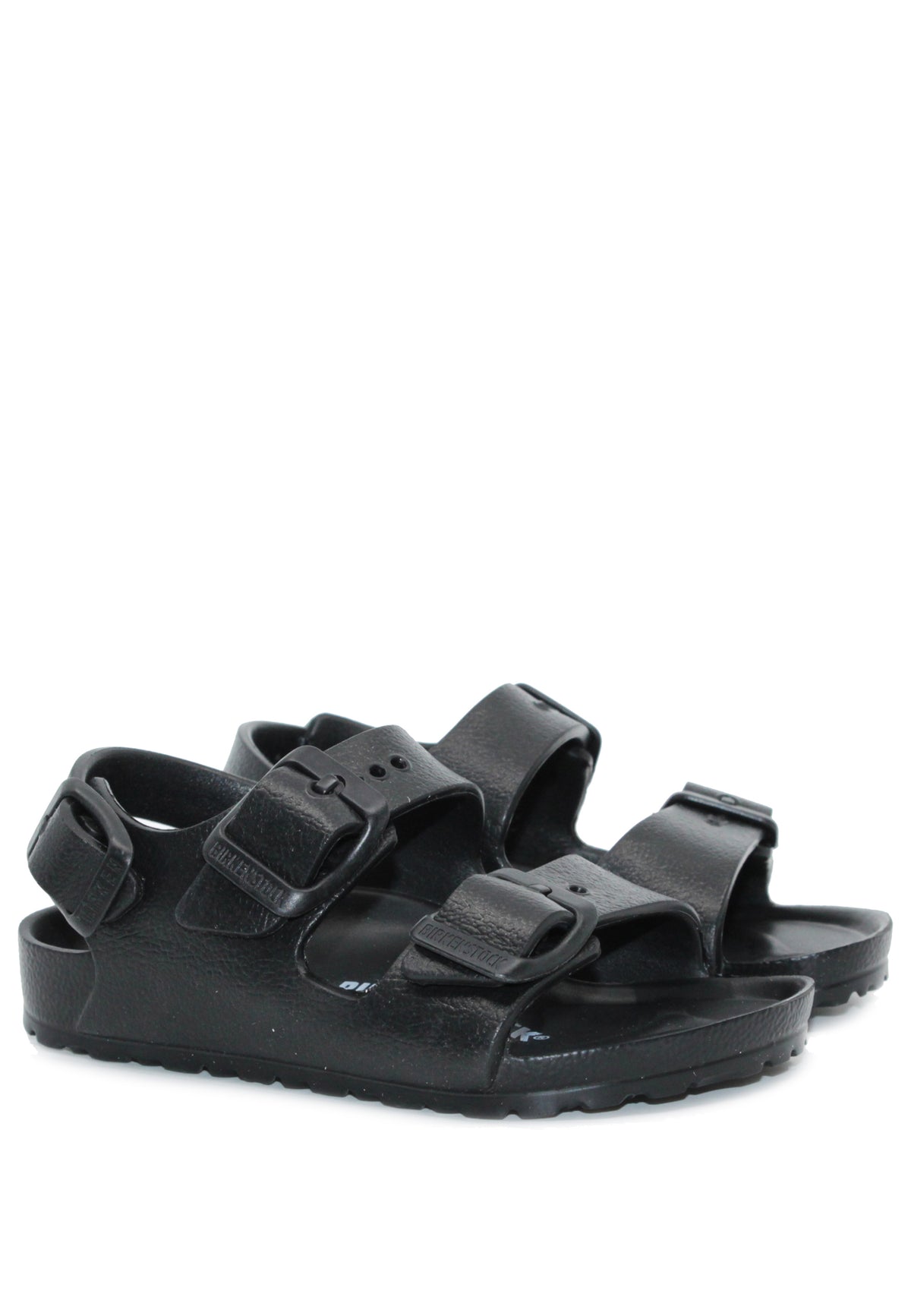 Sandalo bambino Birkenstock Milano nero | ViaMonte Shop