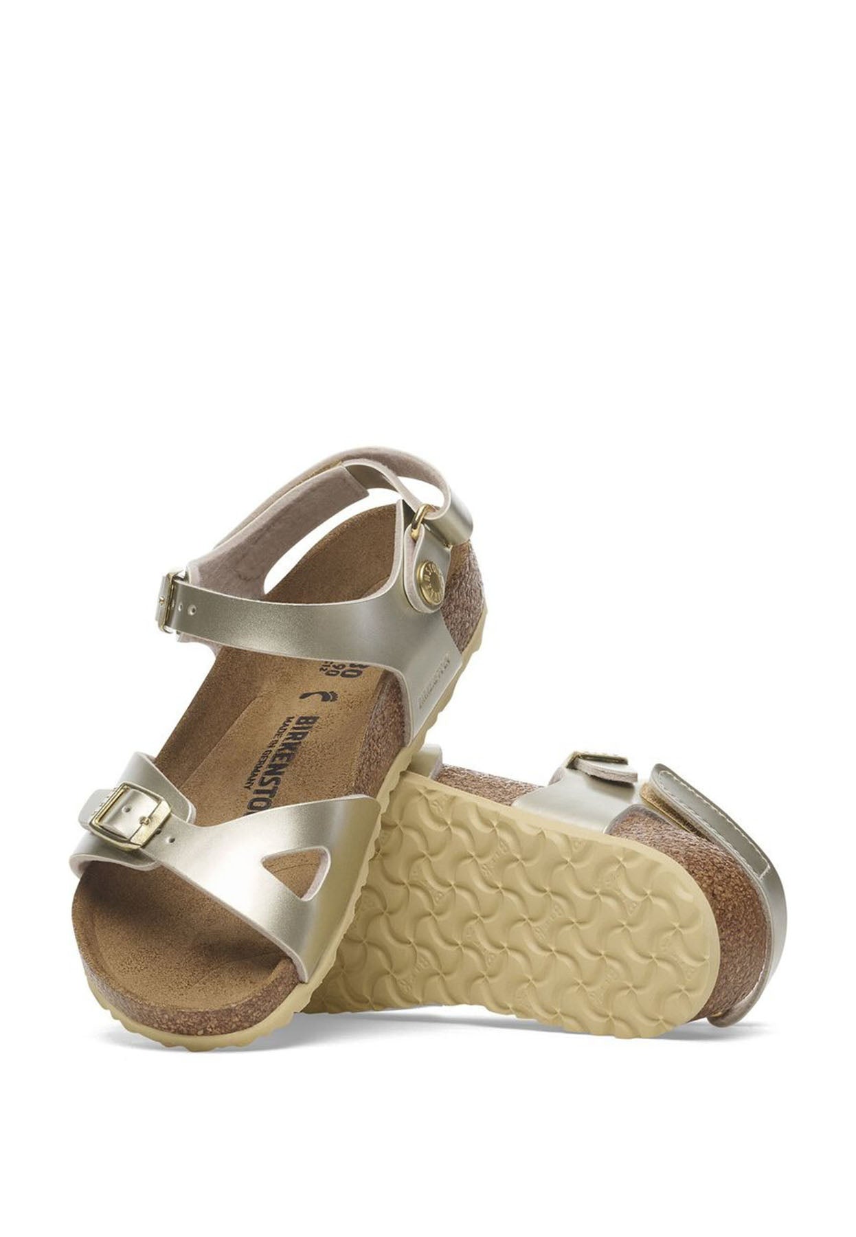 Sandali bambina Birkenstock Rio AS Kids electric metallic gold | ViaMonte Shop