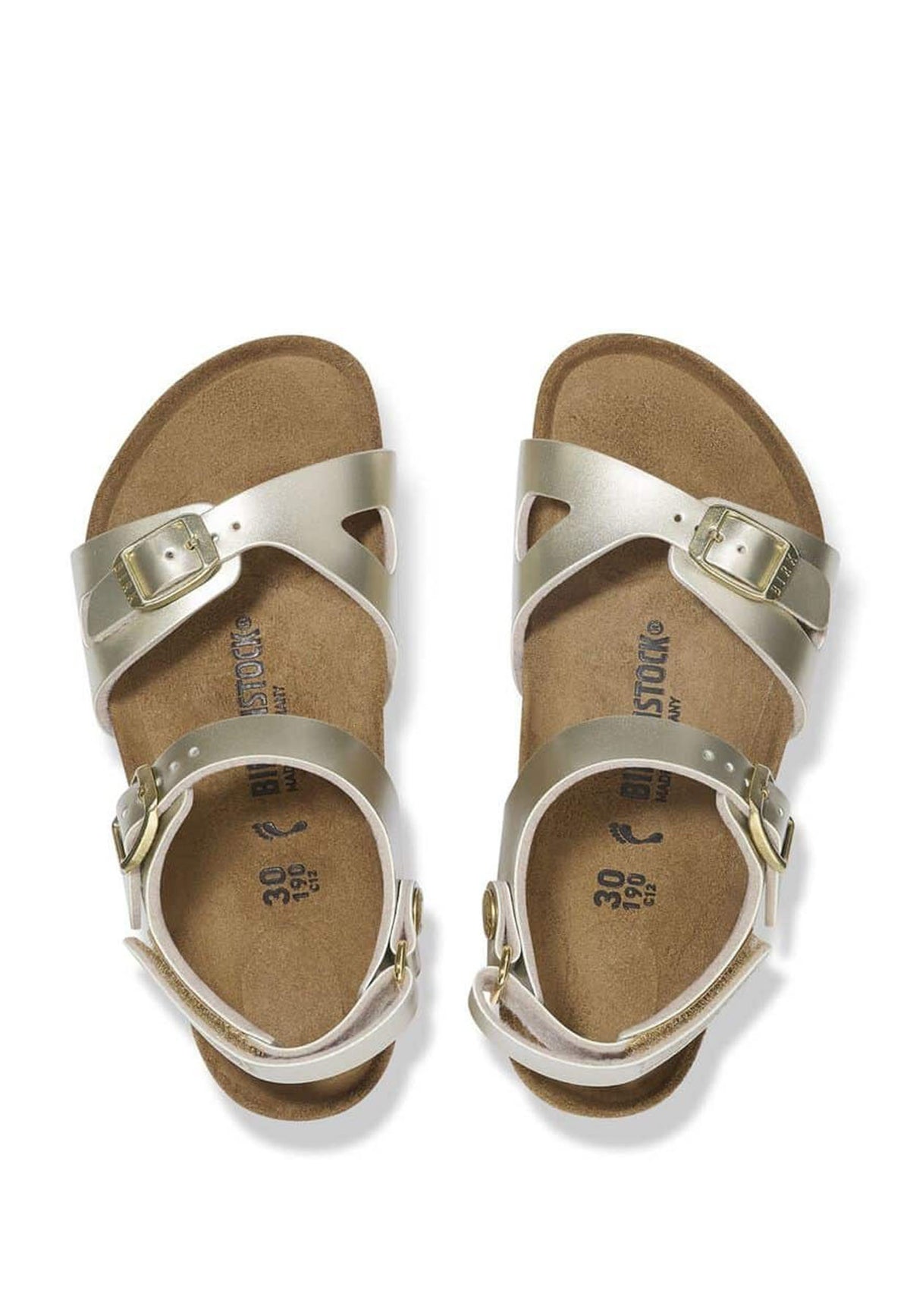 Sandali bambina Birkenstock Rio AS Kids electric metallic gold | ViaMonte Shop