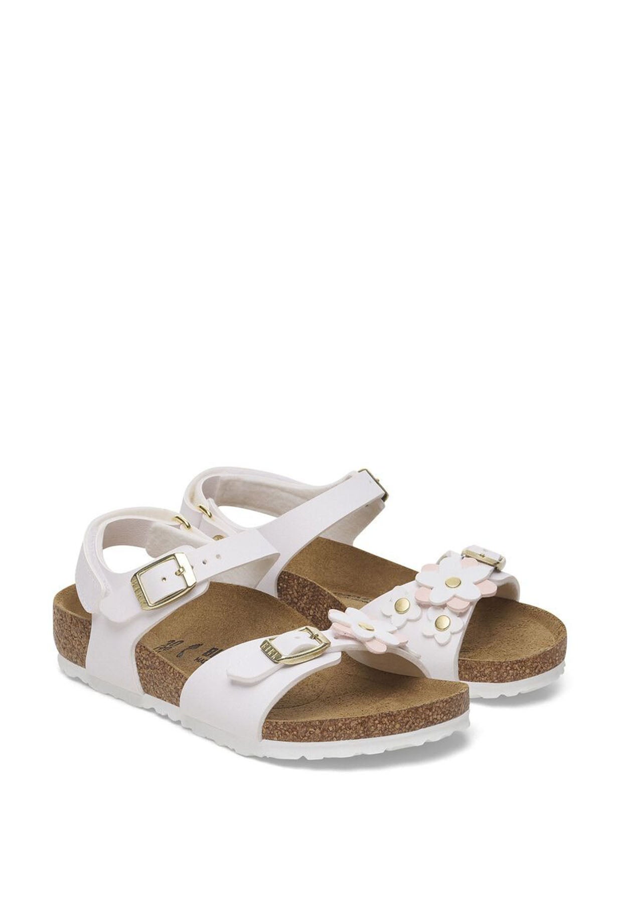 Sandali bambina Birkenstock Rio plain AS Kids bianchi | ViaMonte Shop