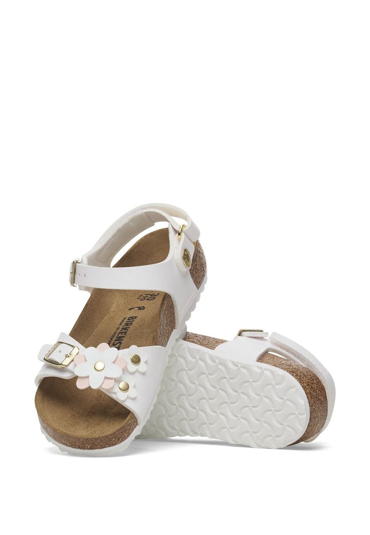 Sandali bambina Birkenstock Rio plain AS Kids bianchi | ViaMonte Shop