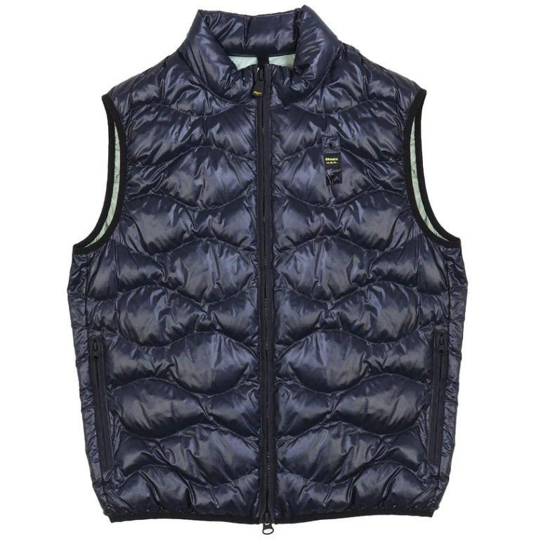 Piumino smanicato bambino Danny junior Blauer blu in nylon | ViaMonte Shop
