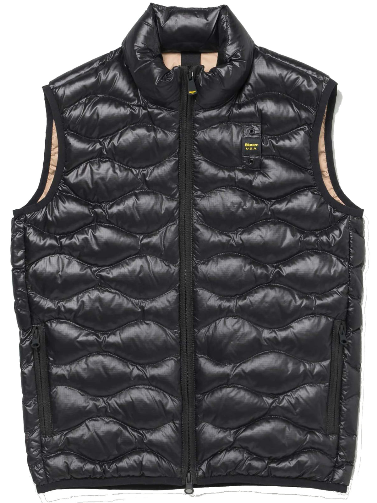 Piumino smanicato bambino Danny junior Blauer nero in nylon | ViaMonte Shop
