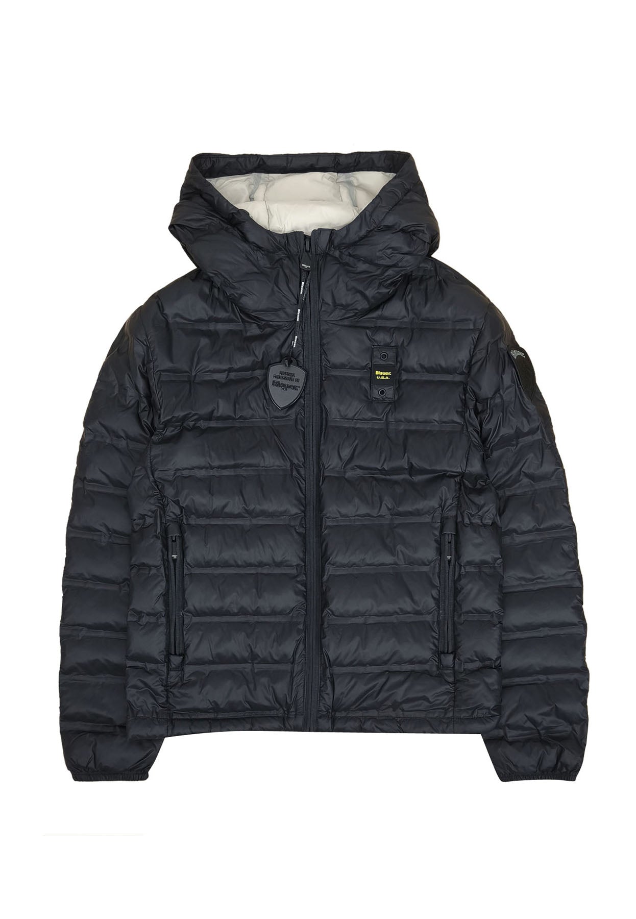 Giubbino bambino Blauer Charles nero in nylon | ViaMonte Shop