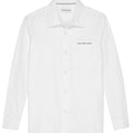 Camicia bambino Calvin Klein Jeans bianca in cotone | ViaMonte Shop