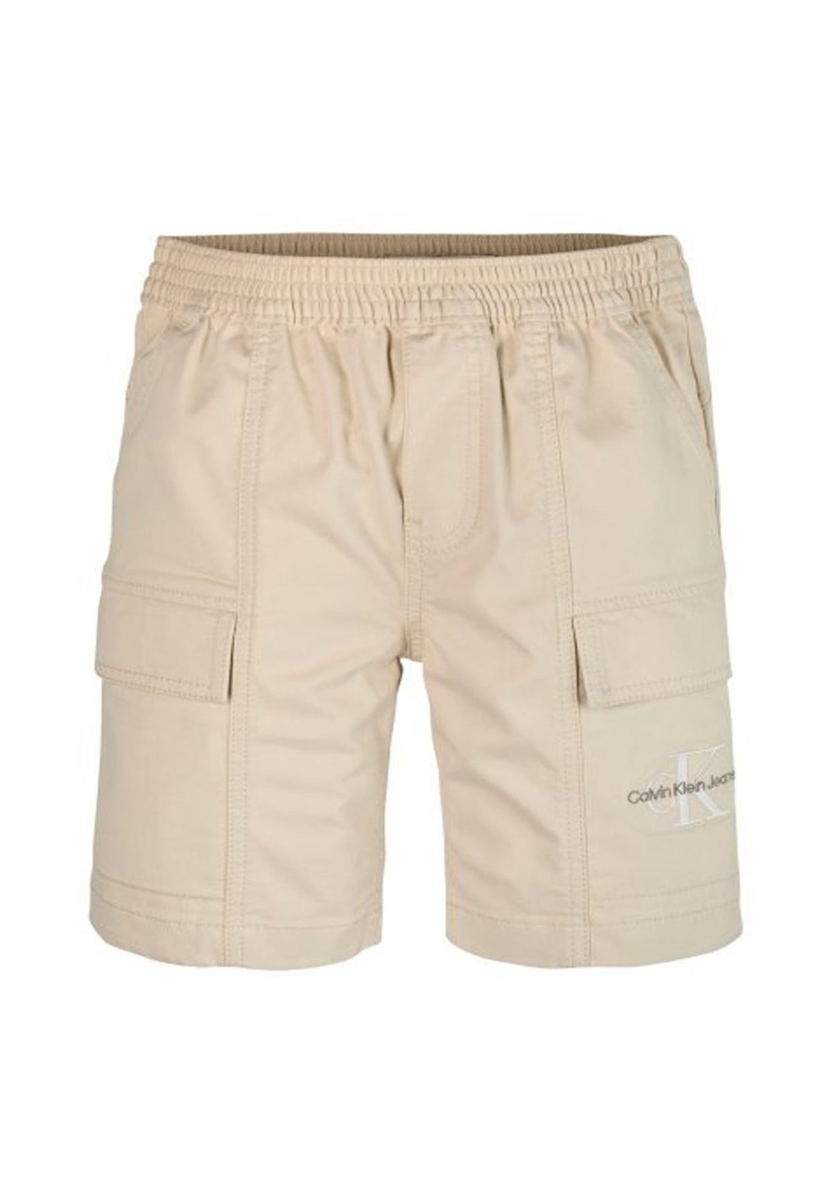 Bermuda bambino Calvin Klein Jeans beige in cotone | ViaMonte Shop