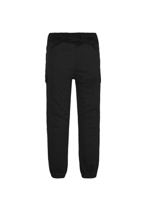 Pantalone cargo bambino Calvin Klein Jeans nero in cotone