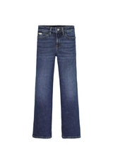 Jeans Wide leg bambina Calvin Klein Jeans blu in denim