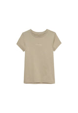 T-shirt bambina Calvin Klein Jeans beige in cotone