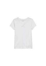 T-shirt bambina Calvin Klein Jeans bianca in cotone