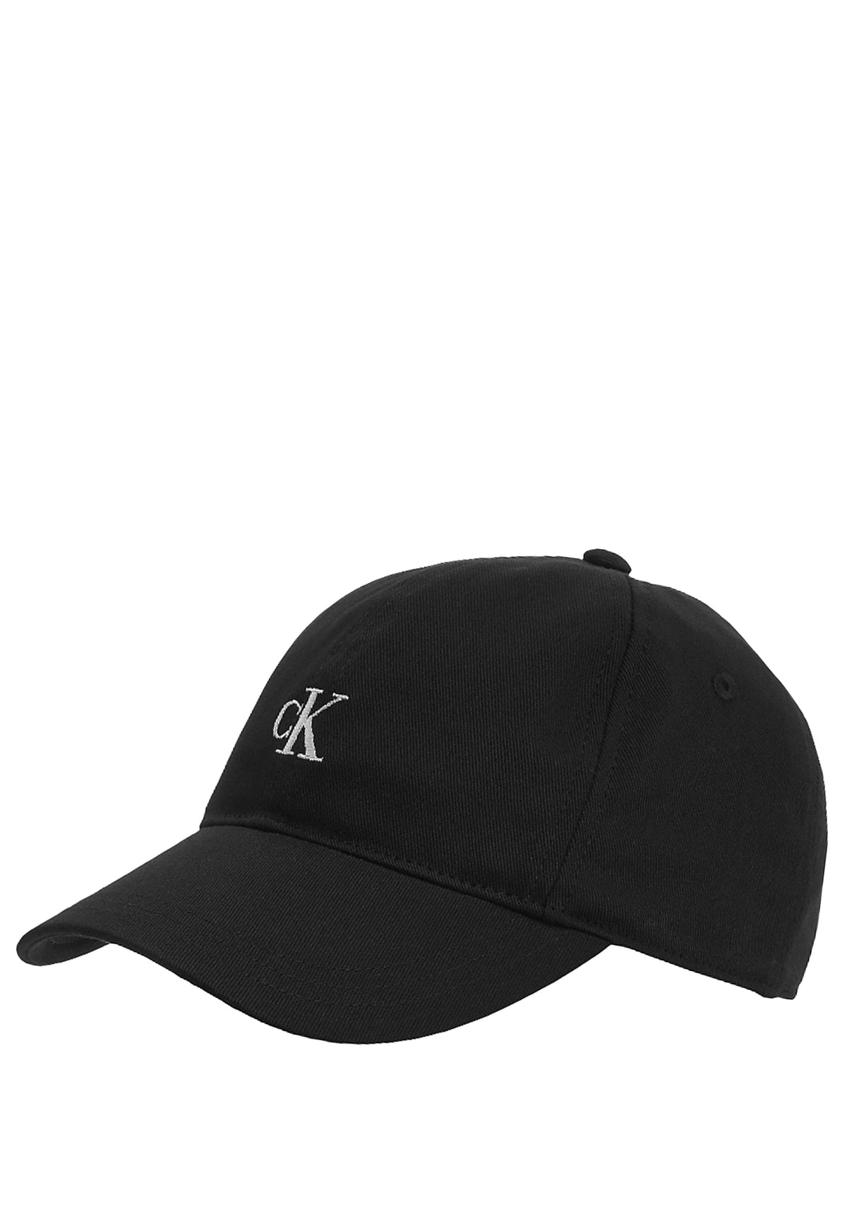 Cappello baseball bambino Calvin Klein Jeans nero in twill di cotone | ViaMonte Shop