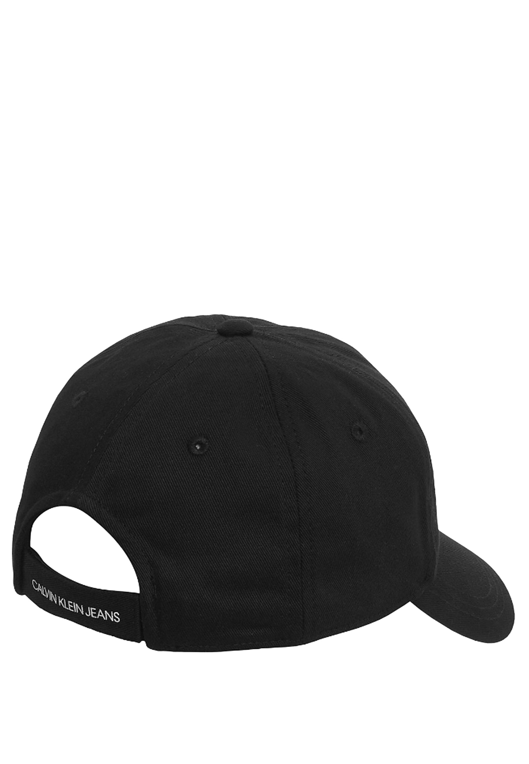 Cappello baseball bambino Calvin Klein Jeans nero in twill di cotone | ViaMonte Shop