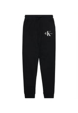 Pantalone sportivo bambino Calvin Klein Jeans Kids nero in cotone | ViaMonte Shop