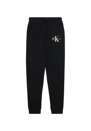 Pantalone sportivo bambino Calvin Klein Jeans Kids nero in cotone | ViaMonte Shop