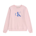 Felpa bambino Calvin Klein Jeans rosa in cotone | ViaMonte Shop