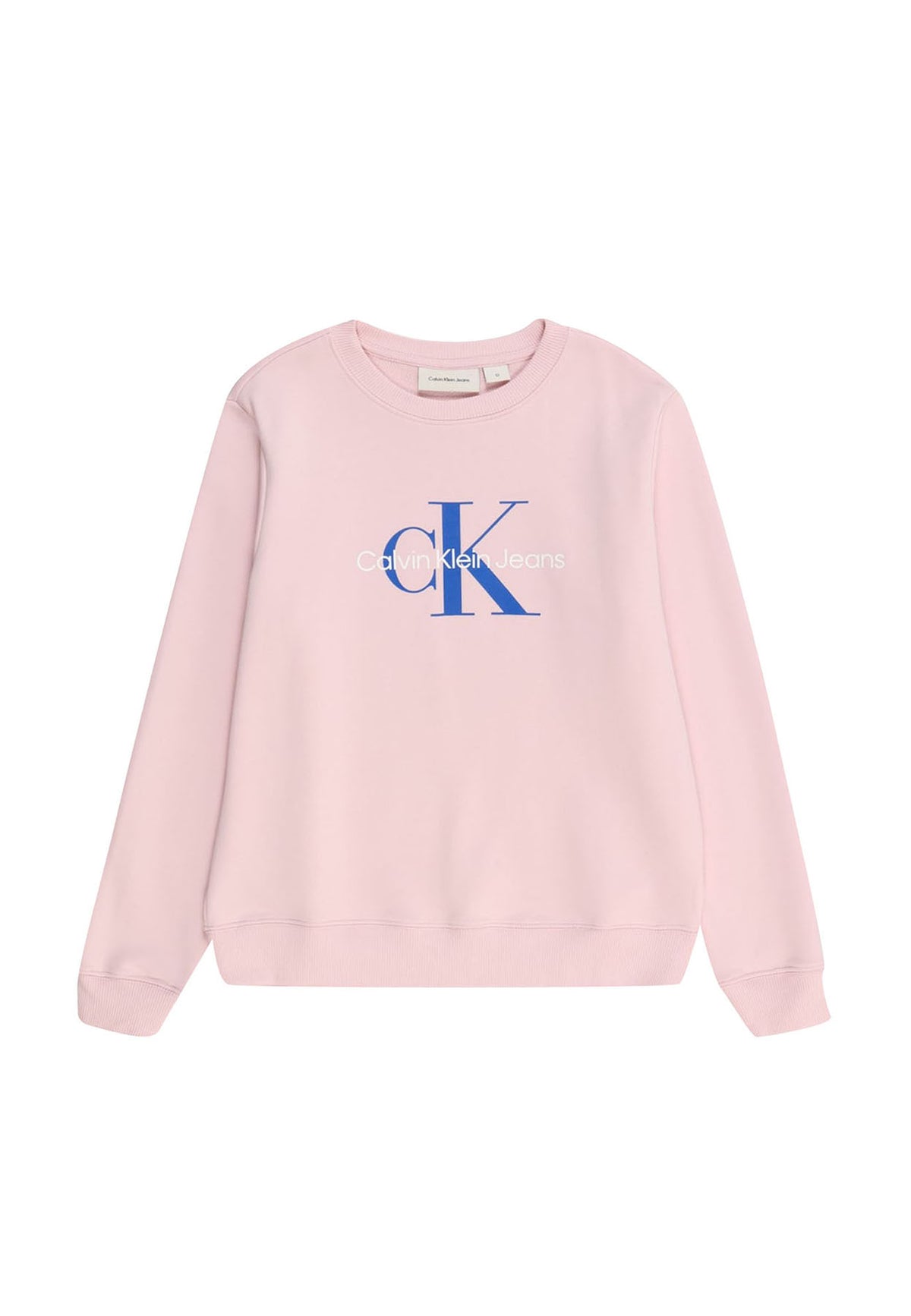 Felpa bambino Calvin Klein Jeans rosa in cotone | ViaMonte Shop