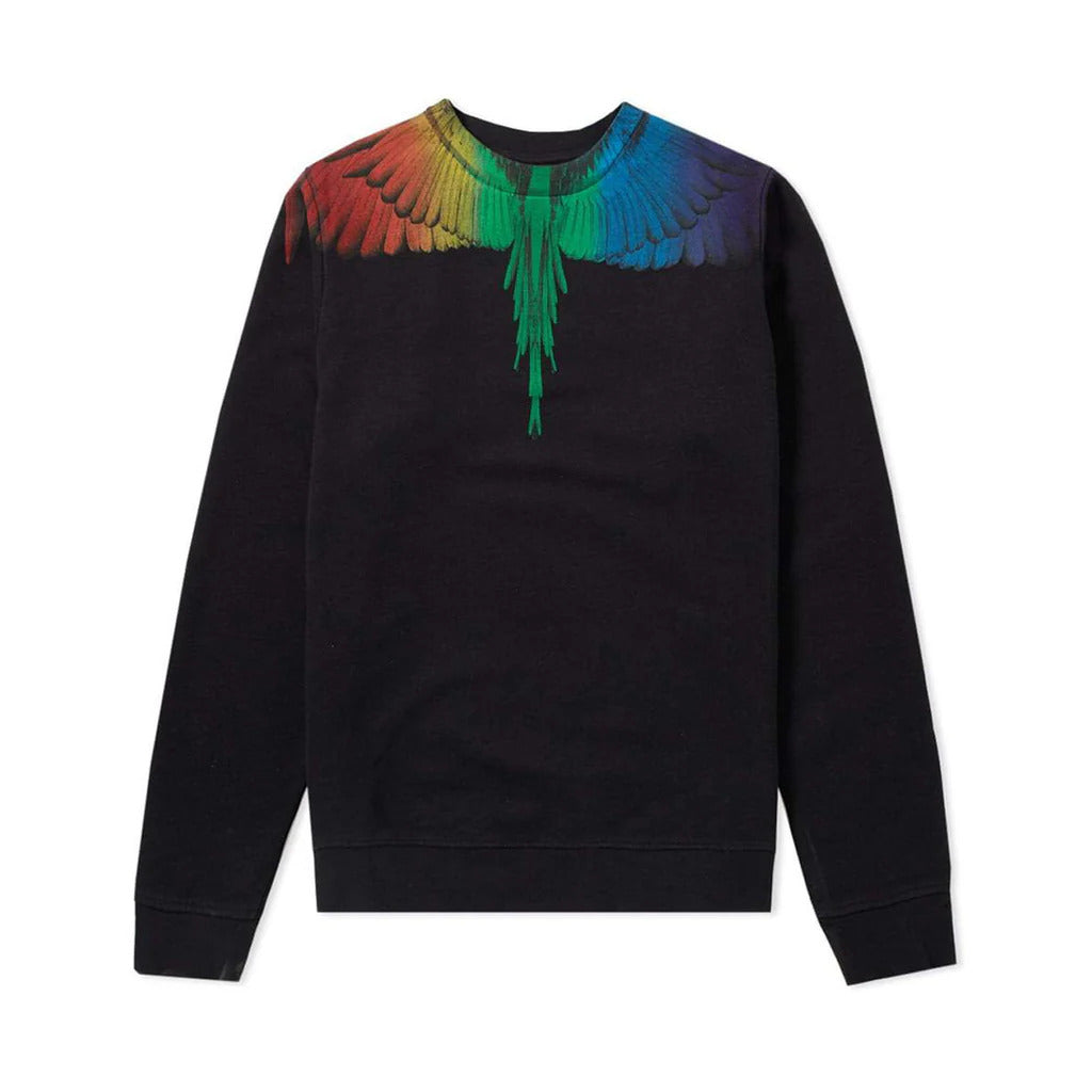 Felpa bambino County of Milan kids nera in cotone | ViaMonte Shop