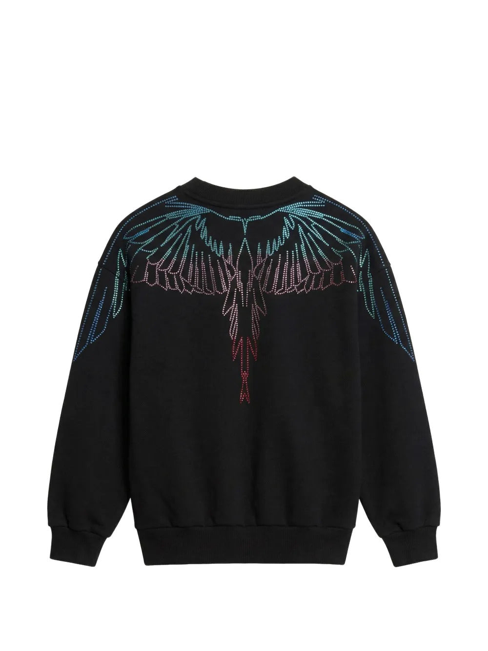 Felpa bambina County of Milan kids nera in cotone | ViaMonte Shop