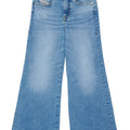 Jeans 1978 flare fit bambina Diesel blu in cotone stretch | ViaMonte Shop
