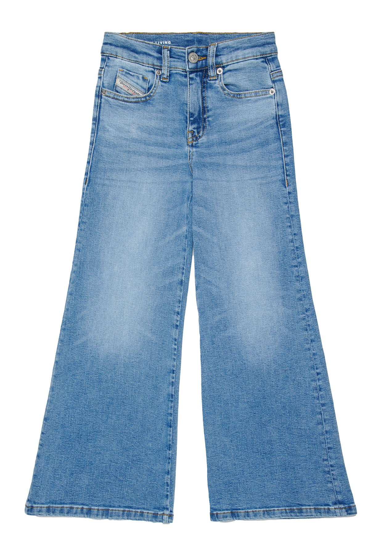 Jeans 1978 flare fit bambina Diesel blu in cotone stretch | ViaMonte Shop