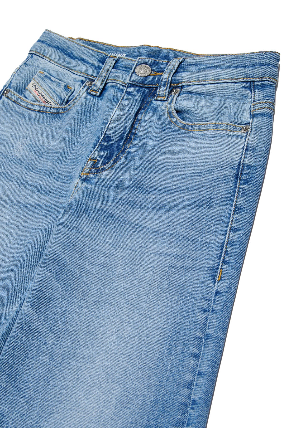 Jeans 1978 flare fit bambina Diesel blu in cotone stretch | ViaMonte Shop