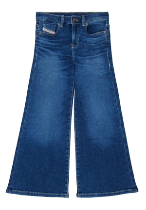 Jeans Jogg 1978 flare fit bambina Diesel blu in cotone stretch | ViaMonte Shop