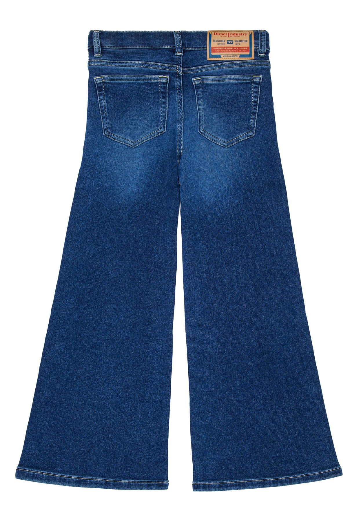 Jeans Jogg 1978 flare fit bambina Diesel blu in cotone stretch | ViaMonte Shop